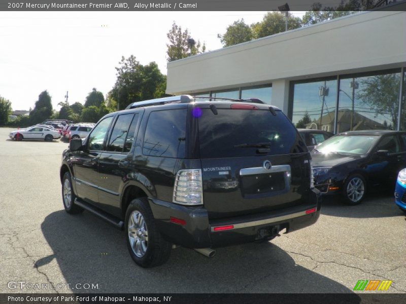 Alloy Metallic / Camel 2007 Mercury Mountaineer Premier AWD