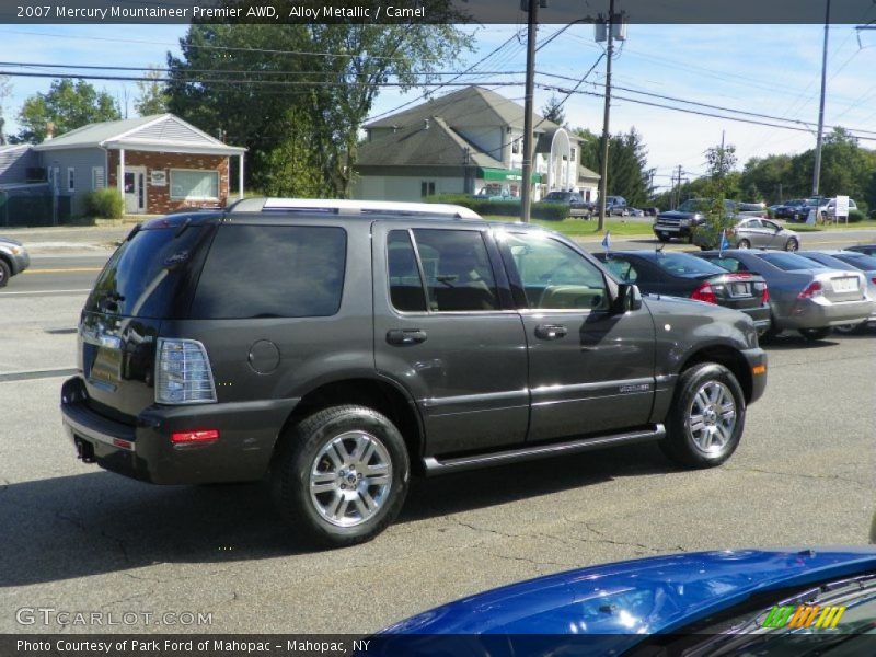 Alloy Metallic / Camel 2007 Mercury Mountaineer Premier AWD