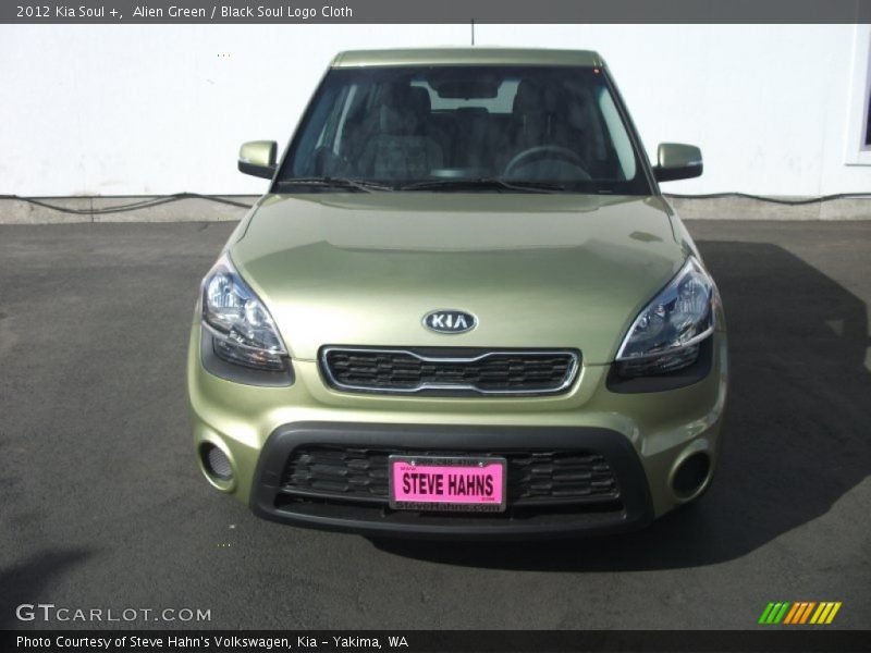 Alien Green / Black Soul Logo Cloth 2012 Kia Soul +