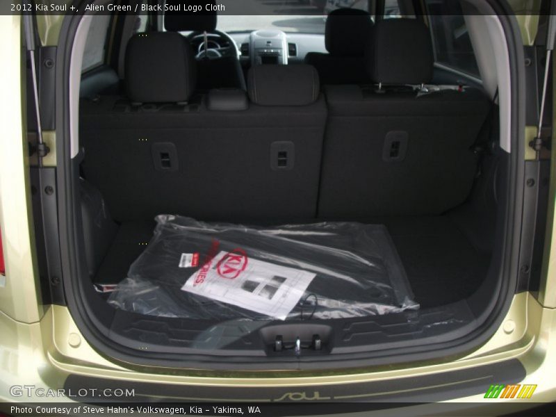 Alien Green / Black Soul Logo Cloth 2012 Kia Soul +