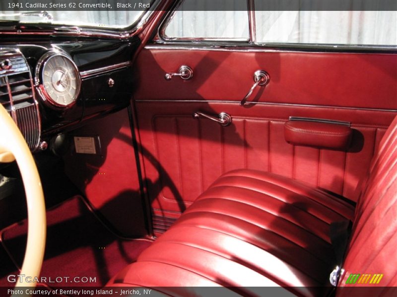 Black / Red 1941 Cadillac Series 62 Convertible
