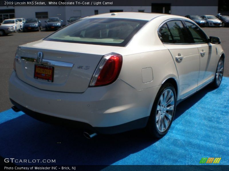White Chocolate Tri-Coat / Light Camel 2009 Lincoln MKS Sedan