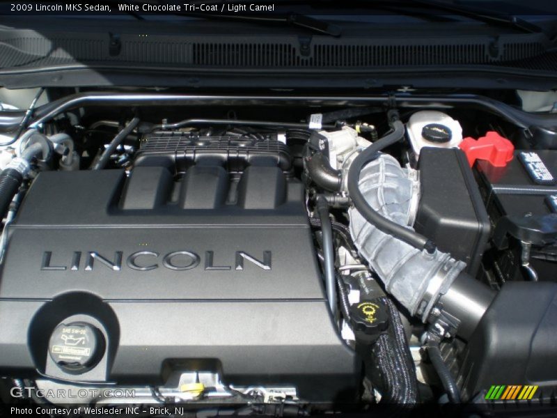 White Chocolate Tri-Coat / Light Camel 2009 Lincoln MKS Sedan