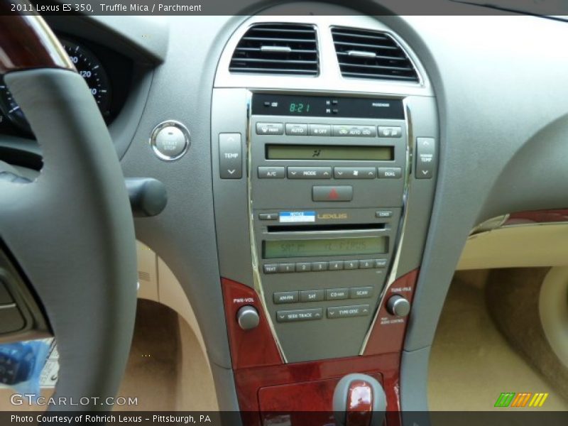 Controls of 2011 ES 350
