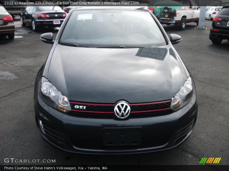 Carbon Steel Gray Metallic / Interlagos Plaid Cloth 2012 Volkswagen GTI 2 Door