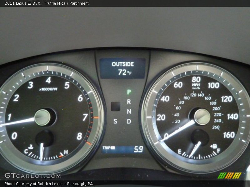 Truffle Mica / Parchment 2011 Lexus ES 350