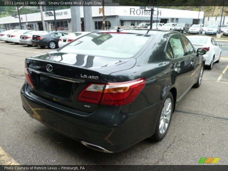 Smoky Granite Mica / Light Gray 2011 Lexus LS 460 AWD