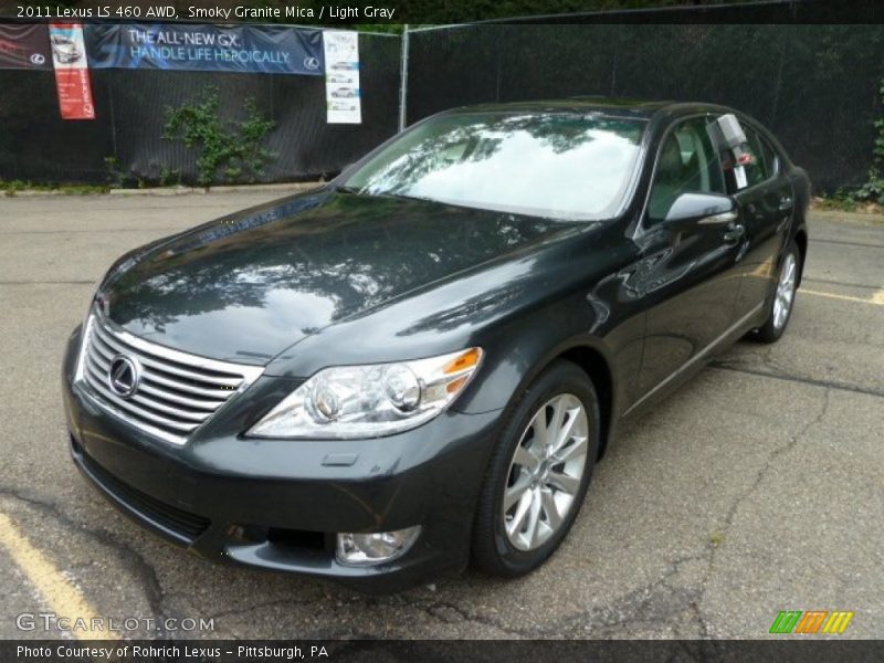 Smoky Granite Mica / Light Gray 2011 Lexus LS 460 AWD