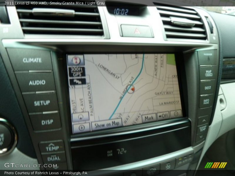 Navigation of 2011 LS 460 AWD