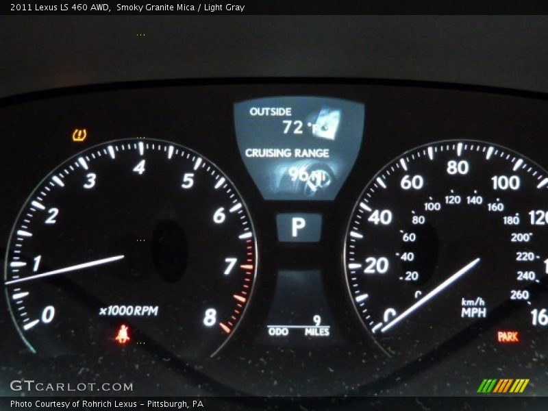  2011 LS 460 AWD 460 AWD Gauges