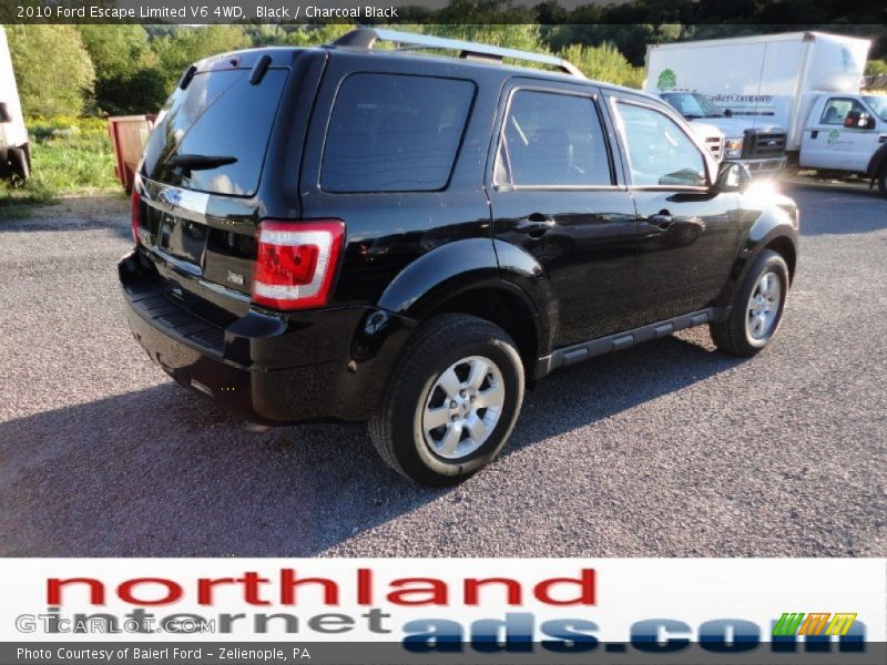 Black / Charcoal Black 2010 Ford Escape Limited V6 4WD