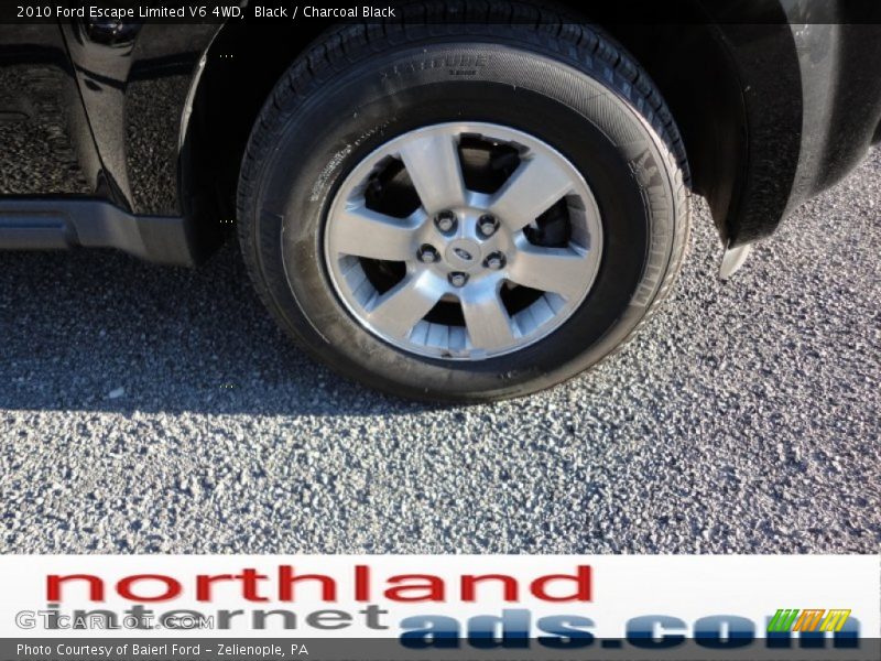 Black / Charcoal Black 2010 Ford Escape Limited V6 4WD
