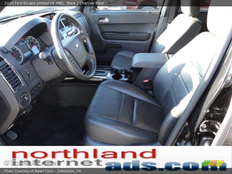 Black / Charcoal Black 2010 Ford Escape Limited V6 4WD