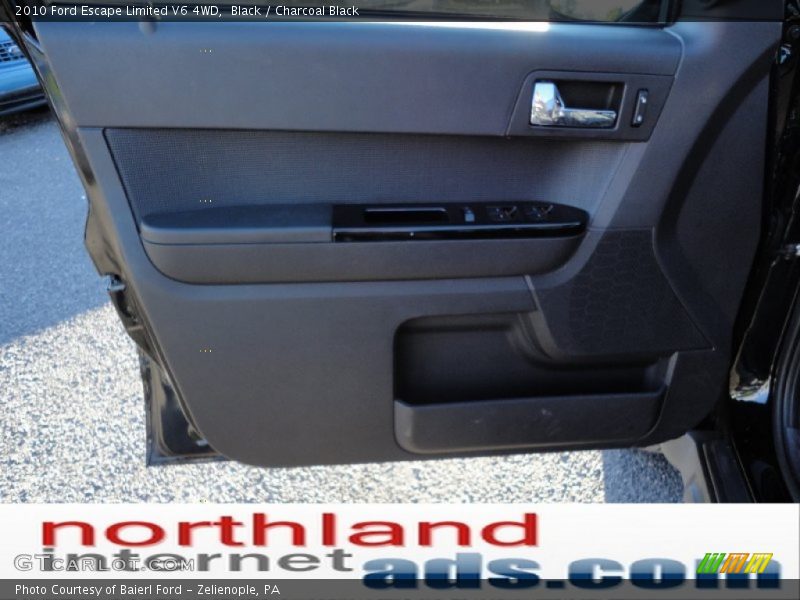 Black / Charcoal Black 2010 Ford Escape Limited V6 4WD