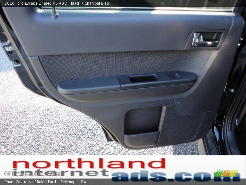 Black / Charcoal Black 2010 Ford Escape Limited V6 4WD