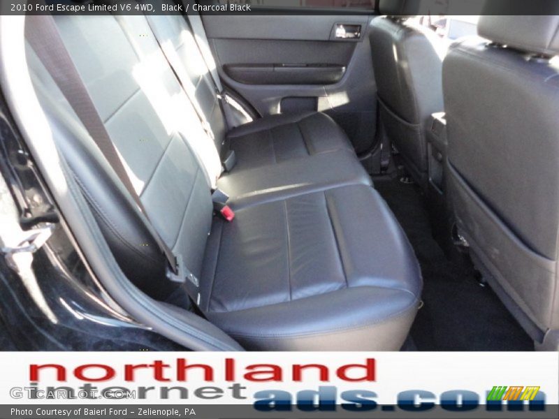 Black / Charcoal Black 2010 Ford Escape Limited V6 4WD
