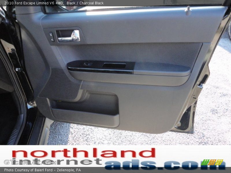 Black / Charcoal Black 2010 Ford Escape Limited V6 4WD