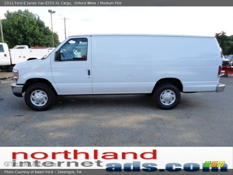 Oxford White / Medium Flint 2011 Ford E Series Van E350 XL Cargo