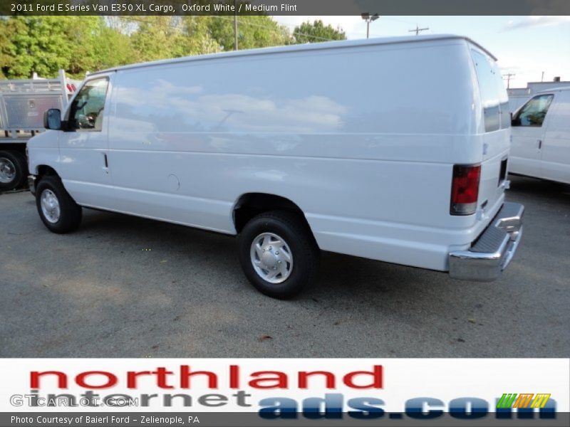 Oxford White / Medium Flint 2011 Ford E Series Van E350 XL Cargo