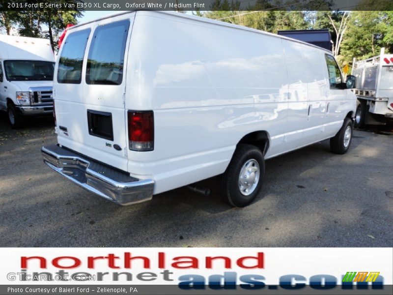 Oxford White / Medium Flint 2011 Ford E Series Van E350 XL Cargo