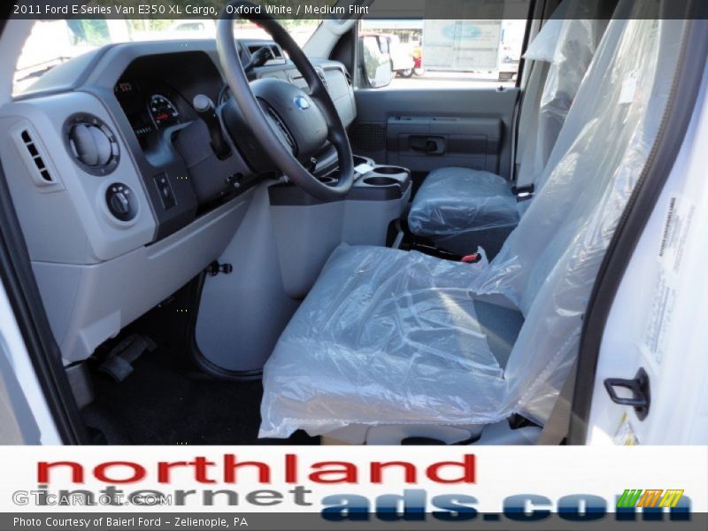 Oxford White / Medium Flint 2011 Ford E Series Van E350 XL Cargo