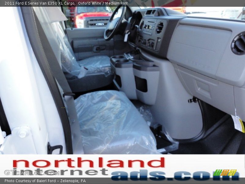 Oxford White / Medium Flint 2011 Ford E Series Van E350 XL Cargo