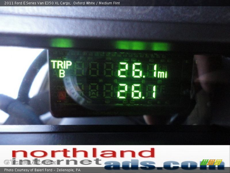 Oxford White / Medium Flint 2011 Ford E Series Van E350 XL Cargo