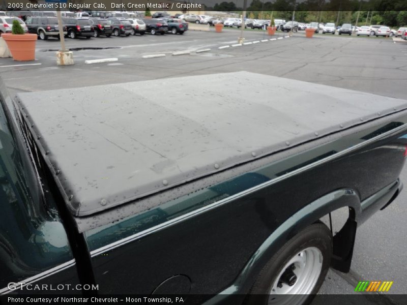 Dark Green Metallic / Graphite 2003 Chevrolet S10 Regular Cab