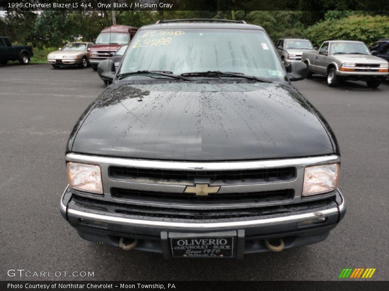Onyx Black / Medium Gray 1996 Chevrolet Blazer LS 4x4