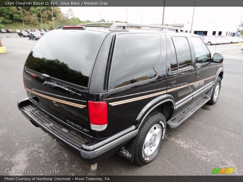Onyx Black / Medium Gray 1996 Chevrolet Blazer LS 4x4