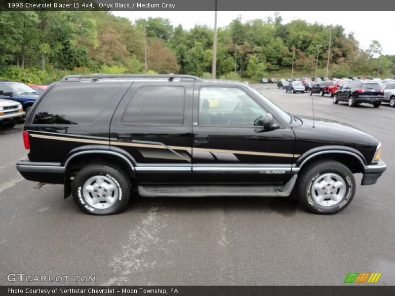 Onyx Black / Medium Gray 1996 Chevrolet Blazer LS 4x4