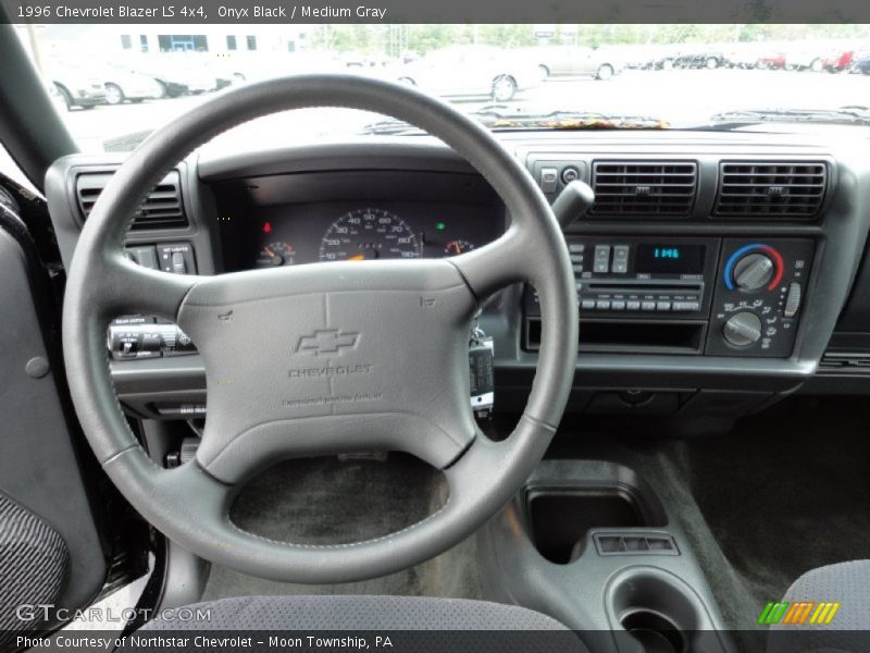 Onyx Black / Medium Gray 1996 Chevrolet Blazer LS 4x4
