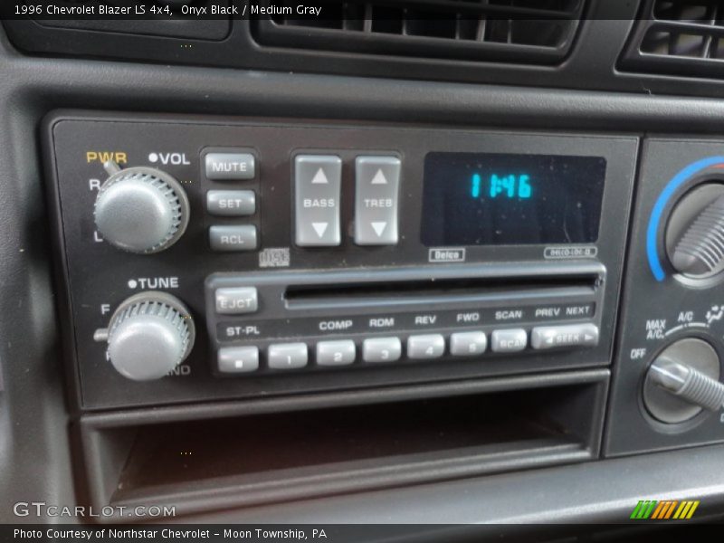 Onyx Black / Medium Gray 1996 Chevrolet Blazer LS 4x4