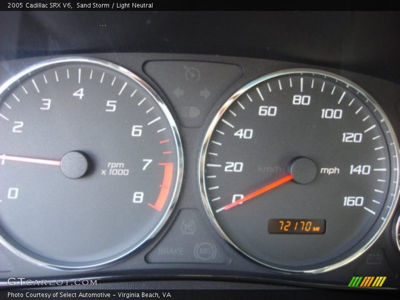 Sand Storm / Light Neutral 2005 Cadillac SRX V6