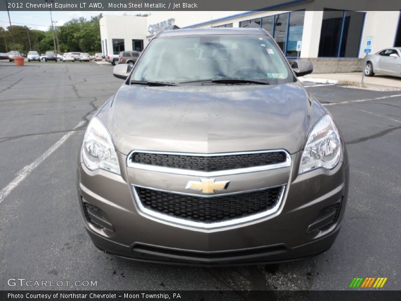 Mocha Steel Metallic / Jet Black 2012 Chevrolet Equinox LT AWD