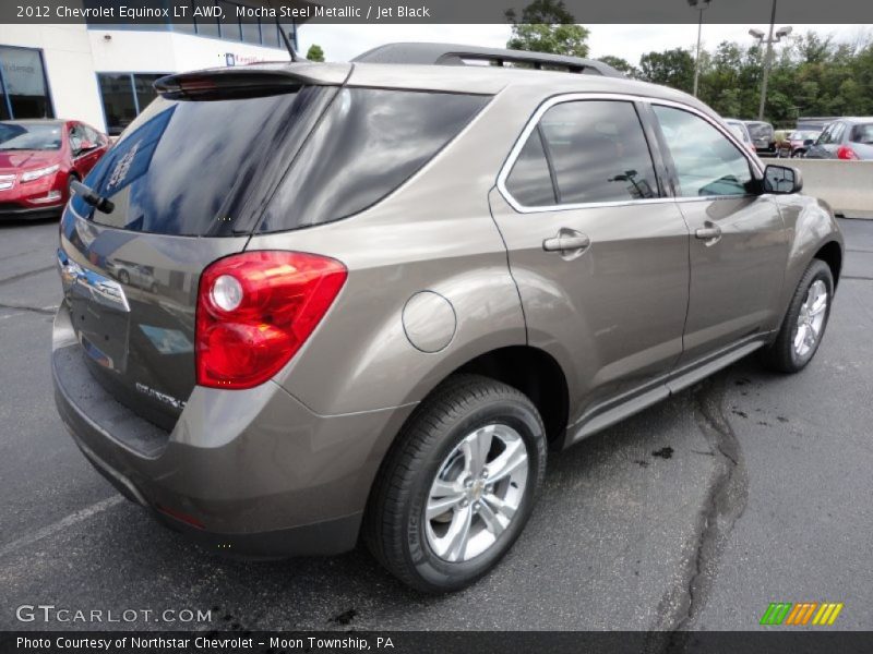 Mocha Steel Metallic / Jet Black 2012 Chevrolet Equinox LT AWD