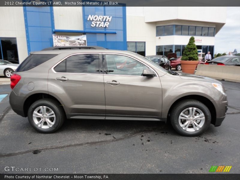 Mocha Steel Metallic / Jet Black 2012 Chevrolet Equinox LT AWD