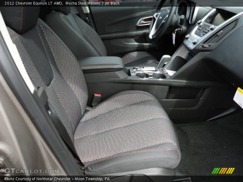 Mocha Steel Metallic / Jet Black 2012 Chevrolet Equinox LT AWD