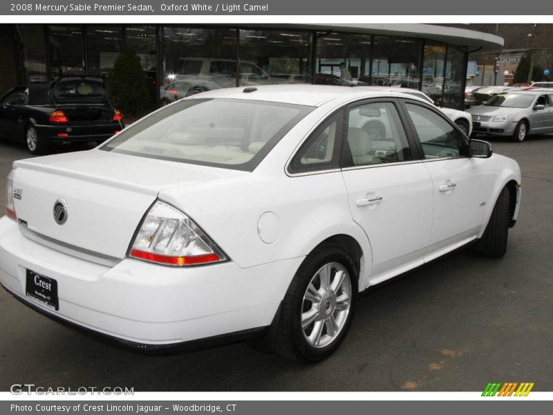 Oxford White / Light Camel 2008 Mercury Sable Premier Sedan