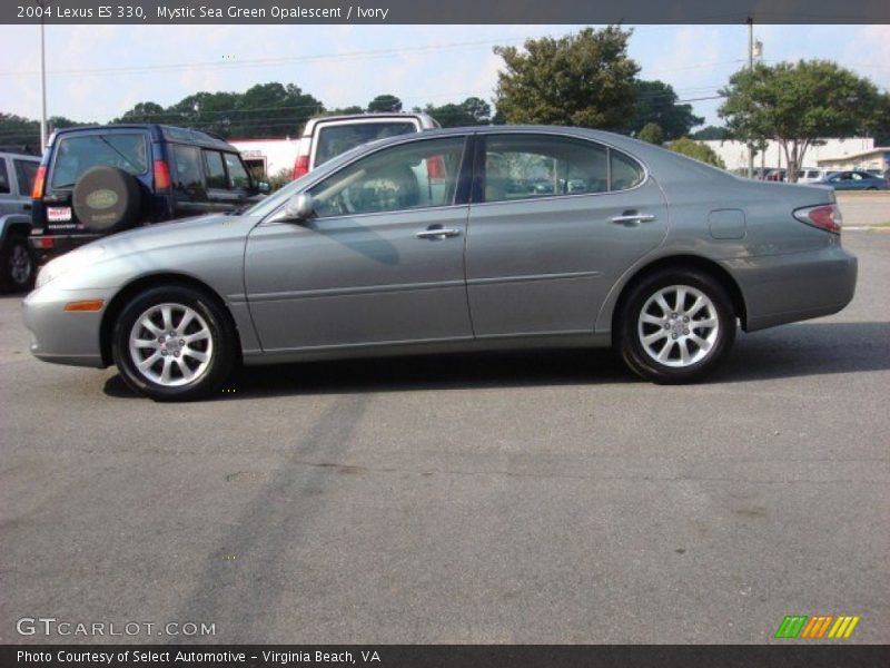 Mystic Sea Green Opalescent / Ivory 2004 Lexus ES 330