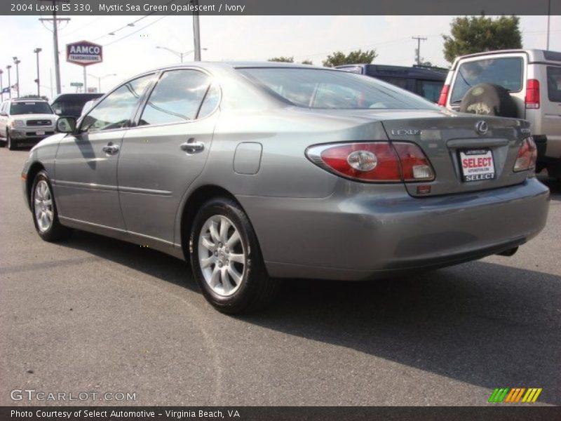 Mystic Sea Green Opalescent / Ivory 2004 Lexus ES 330