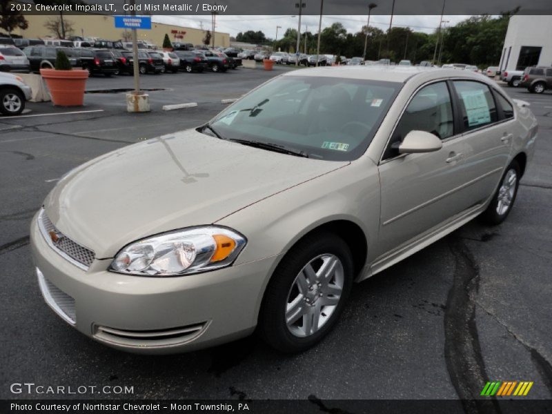 Gold Mist Metallic / Ebony 2012 Chevrolet Impala LT