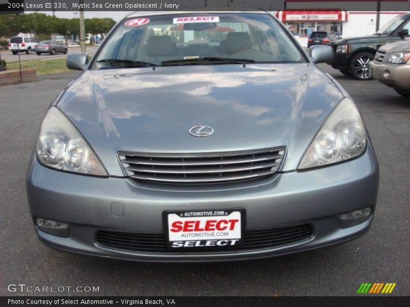 Mystic Sea Green Opalescent / Ivory 2004 Lexus ES 330