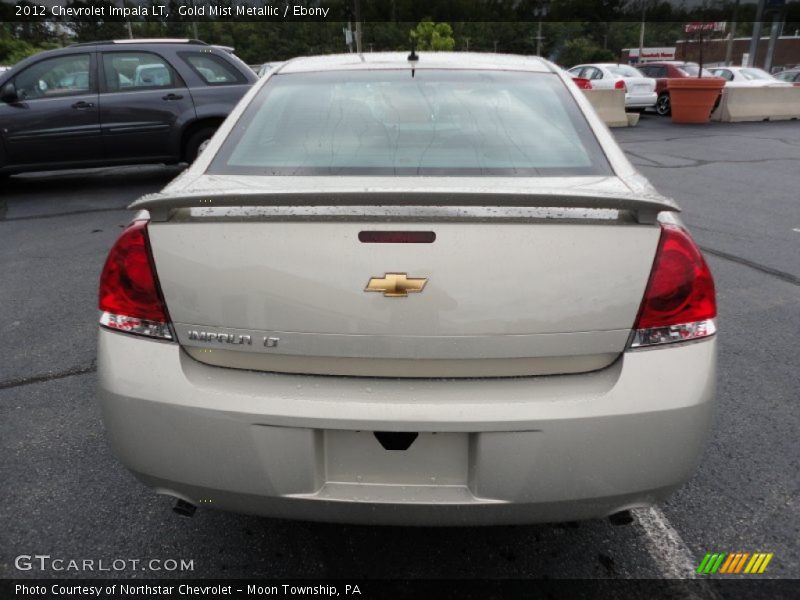 Gold Mist Metallic / Ebony 2012 Chevrolet Impala LT