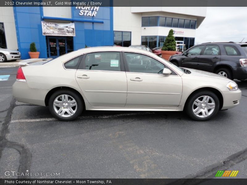 Gold Mist Metallic / Ebony 2012 Chevrolet Impala LT