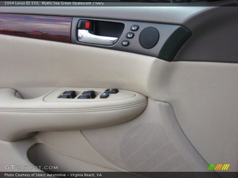 Mystic Sea Green Opalescent / Ivory 2004 Lexus ES 330