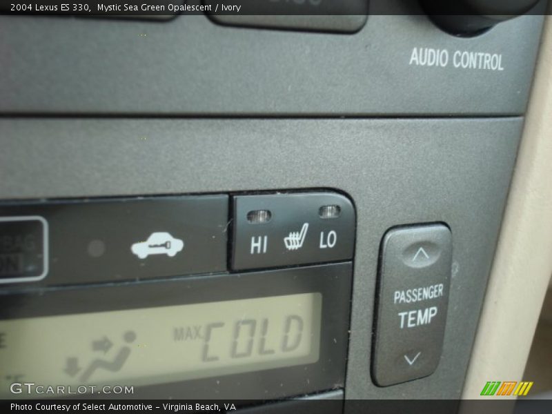 Mystic Sea Green Opalescent / Ivory 2004 Lexus ES 330
