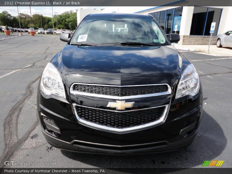 Black / Jet Black 2012 Chevrolet Equinox LS