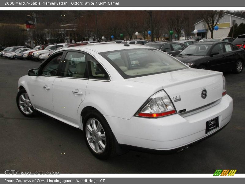 Oxford White / Light Camel 2008 Mercury Sable Premier Sedan