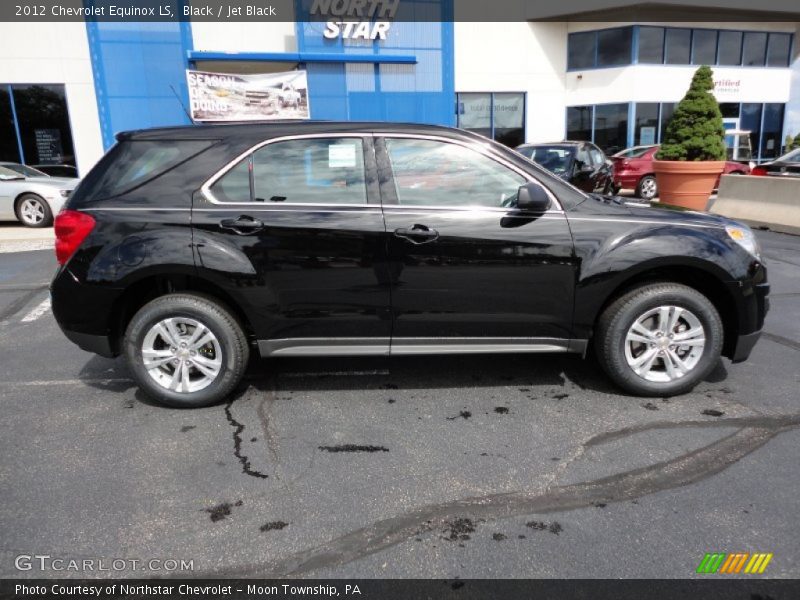 Black / Jet Black 2012 Chevrolet Equinox LS